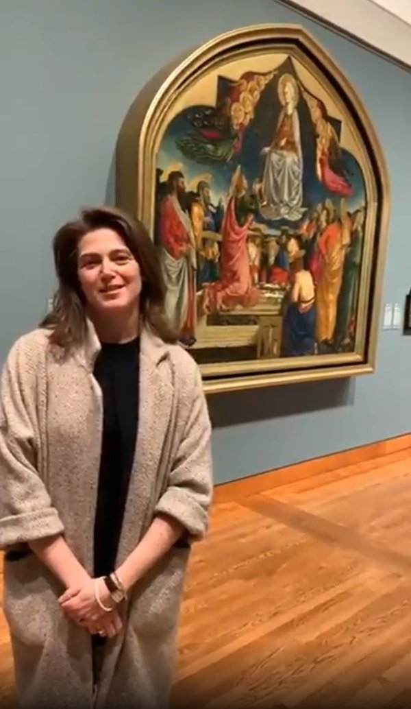 Sasha Suda, director of the National Gallery of Canada, leads an Instagram tour.