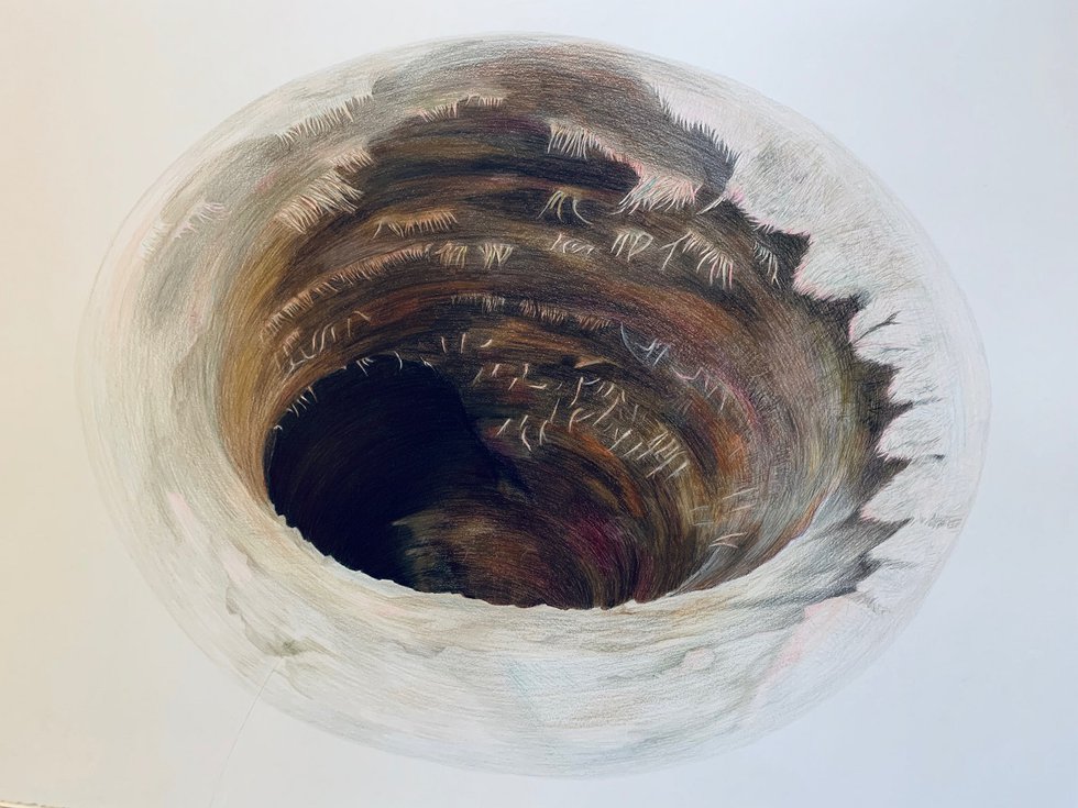 Jillian McDonald, "Hole: Deep State," 2020