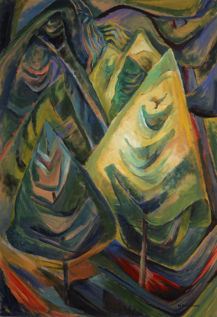 Emily Carr, "Untitled," 1931-32, oil on paper (collection of the Vancouver Art Gallery, Emily Carr Trust)