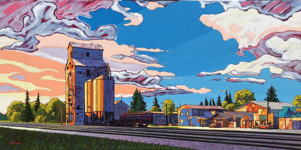 Doug Crook, "Prairie Sunrise - Austin, Manitoba", 2020