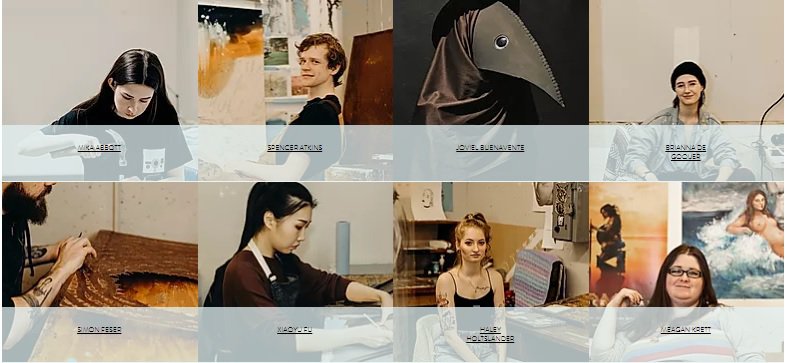 The BFA graduating class at the University of Regina took a personal approach with an online show that featured photographs of each student. (Courtesy U of R)