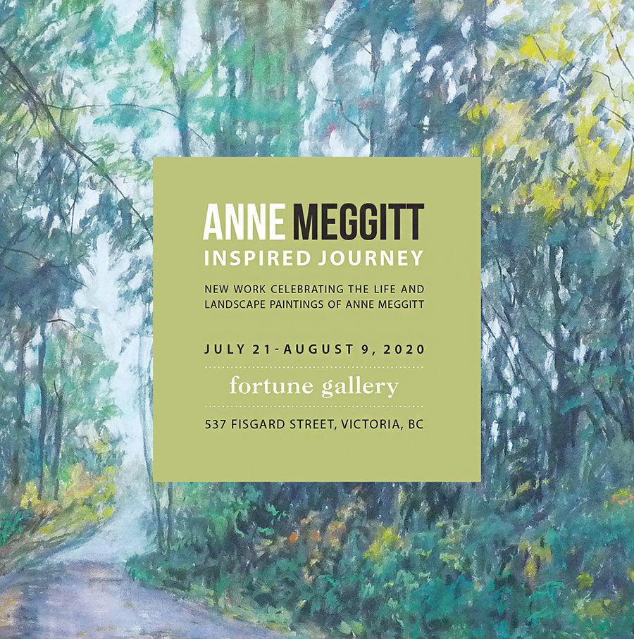 Anne Meggitt, "Salt Spring Wandering", detail, 2020