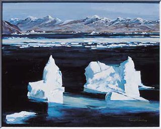 "Icebergs, Cumberland Sound"