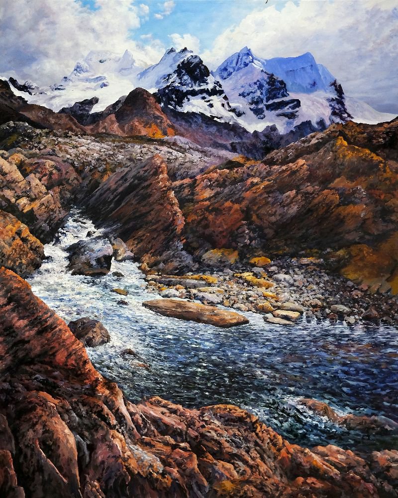 Tim Schumm, "Athabasca Headwaters," 2020