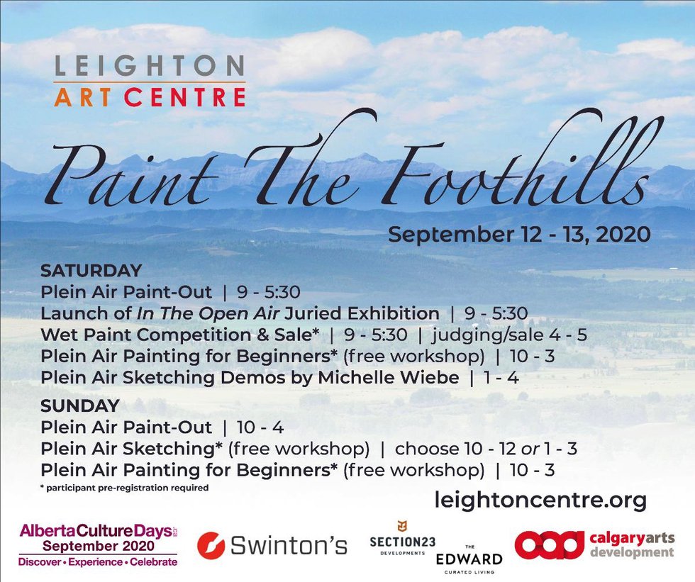 Leighton Art Centre, "Paint the Foothills," 2020