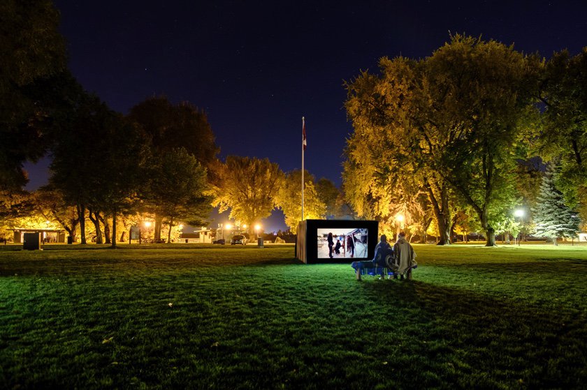 Luminocity Installation view at Riverside Park, 2018