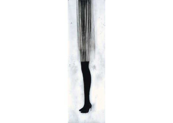 Cathy Daley, "Untitled," 2002, pastel on vellum, 75" x 23.5"