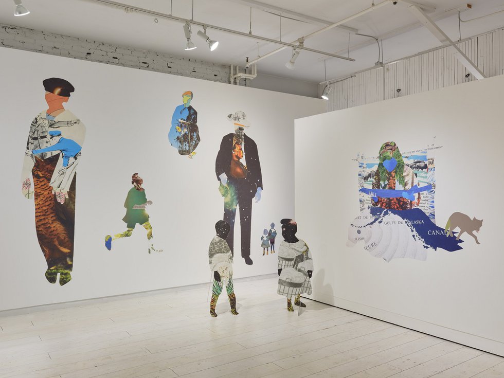 Anna Binta Diallo, “Wanderings,” 2020, installation view at Access Gallery (photo by Rachel Topham Photography)