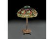 Louis C. Tiffany, “Peacock Table Lamp,” about 1905