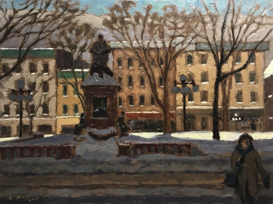 Antoine Bittar, "Winter Facades, Quebec City," 2019
