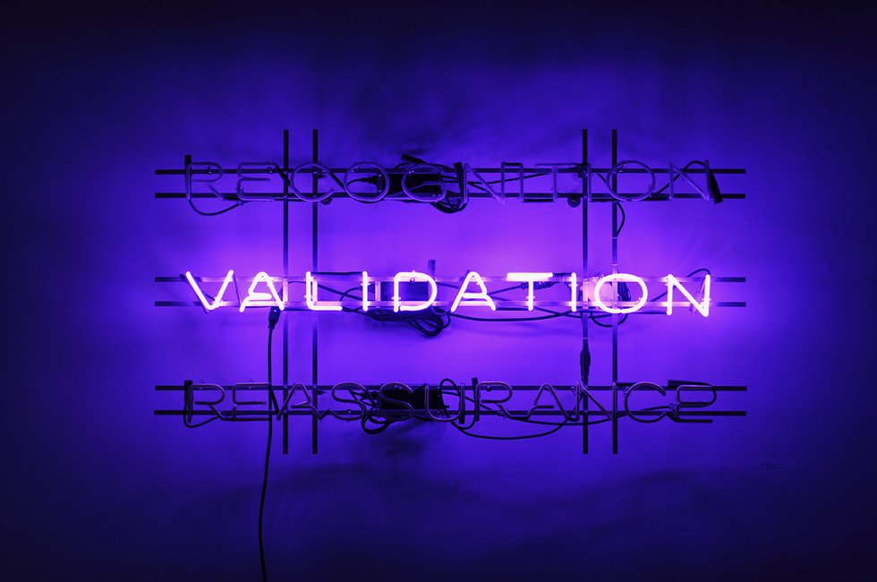 Dick Averns, “Recognition… Validation… Reassurance…," 2017