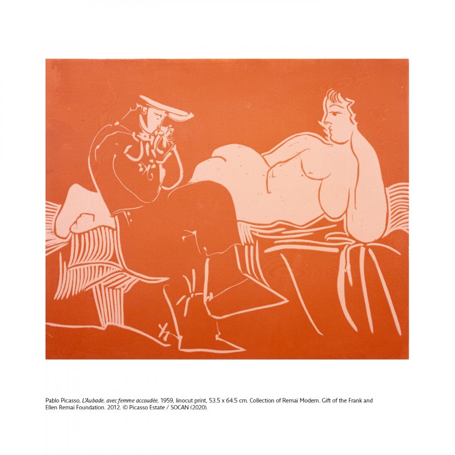 Pablo Picasso, "L'Aubade, avec femme accoudée," 1959