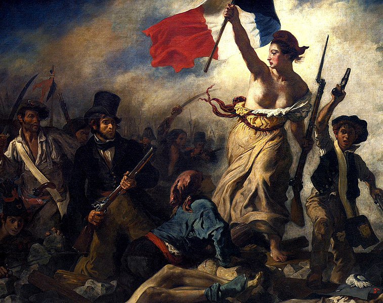 Eugène Delacroix painted "Liberty Leading the People" to commemorate the July Revolution of 1830