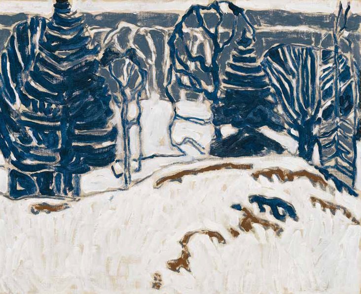 David Milne, "Gray Hill," circa 1915-16, oil on canvas, 18" x 22" (sold at Heffel for $229,250)