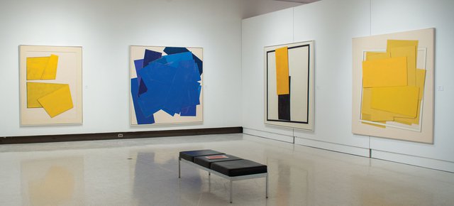 Robert Christie, "The Red Studio," 2021, installation view at the Art Gallery of Swift Current