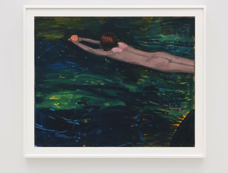 Damian Moppett, "Untitled (Green Swimming)," 202o