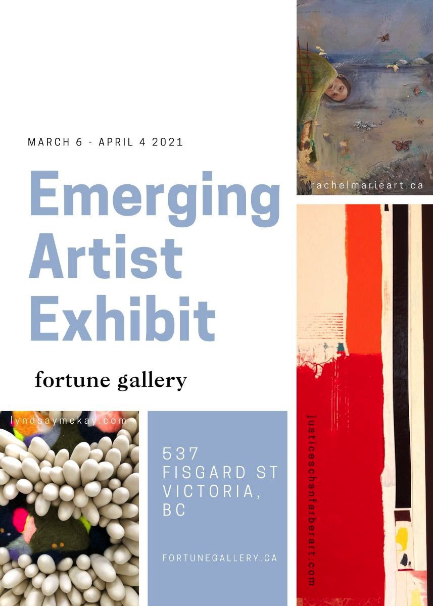 Rachel Marie, Lyndsay McKay andJustice Schanfarber, "Emerging Artist Exhibit," 2021