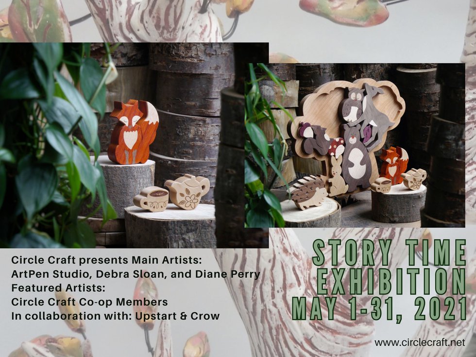 ArtPen Studio, Debra Sloan, Circle Craft Co-operative, "Story Time," 2021