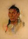 "Native Portrait, (Good Eagle, Siksika)"