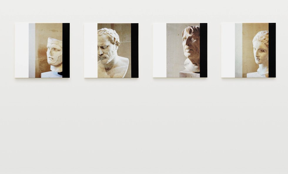 Ian Wallace, “Roman Heads I–IV,” 1990/2015