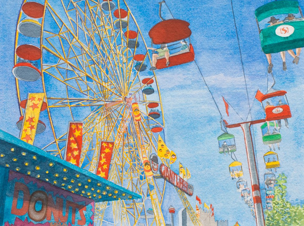 Laura Pope, "Ferris Wheel," 2021