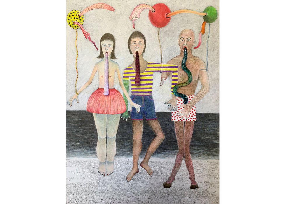 Diana Thorneycroft, “Beach Party,” 2021