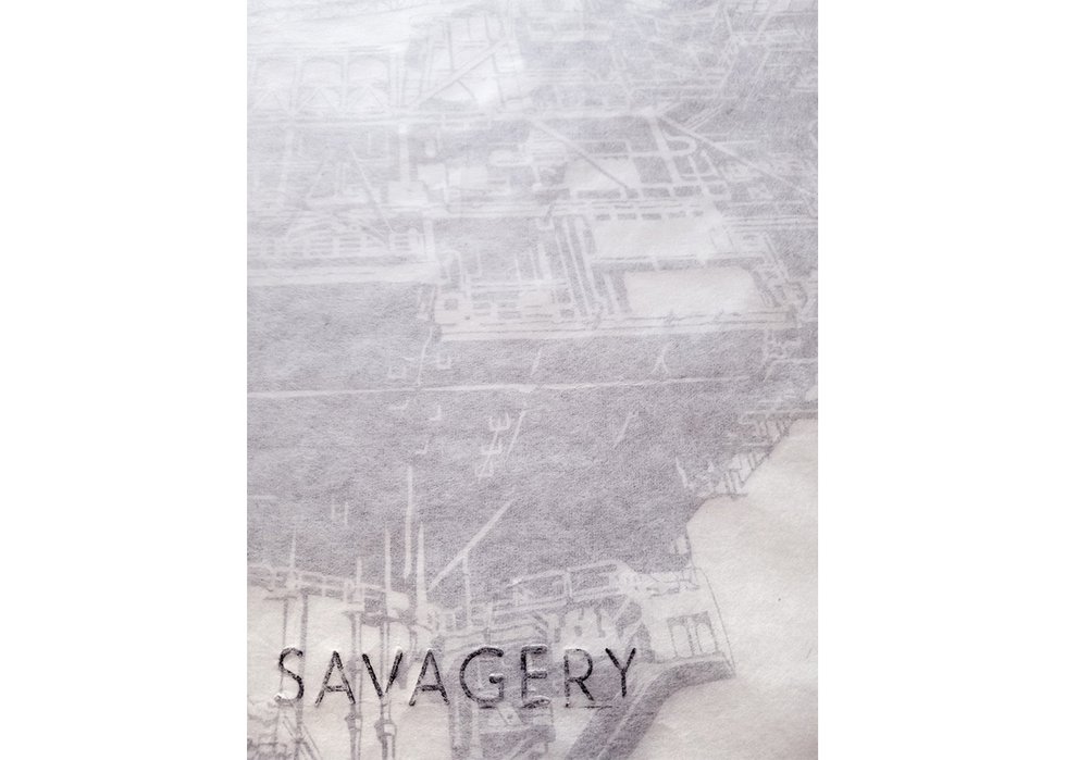 Ericka Walker, “Savagery” (detail), 2015