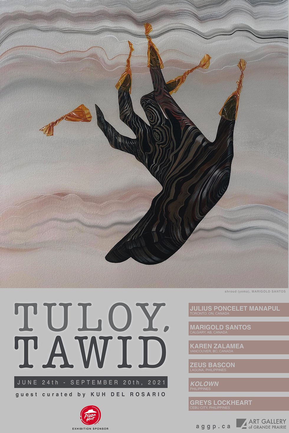 Art Gallery of Grande Prairie, " Tuloy, Tawid," 2021