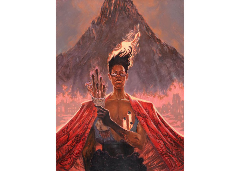 Odera Igbokwe, “The Volcano,” 2021