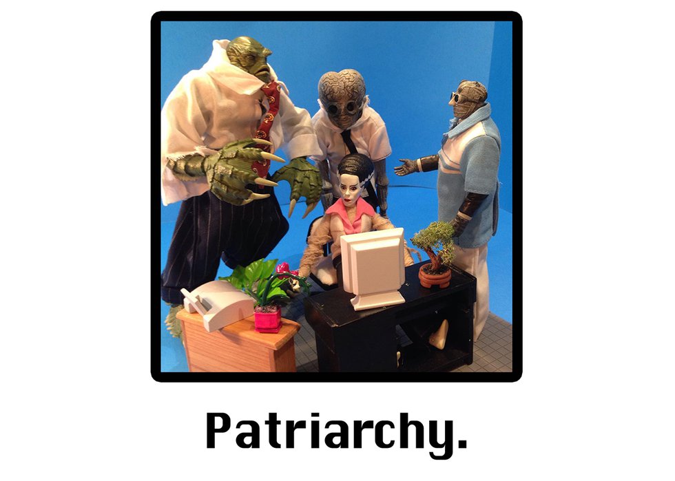 Allison Stevens, "Patriarchy (Unfiltered) in the Cycle of Production," 2020