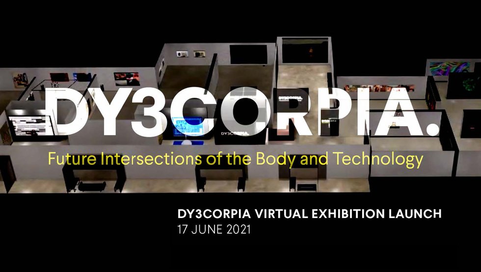 Joshua James Tokarsky, "DY3CORPIA virtual galleries view from above," 2021