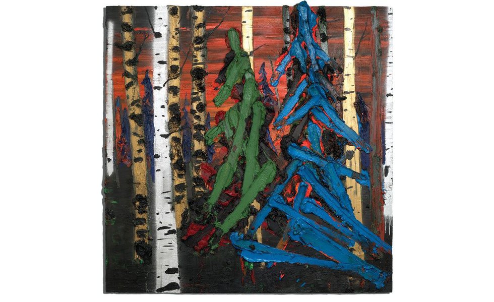 Kim Dorland, “Green Tree Blue Tree,” 2009