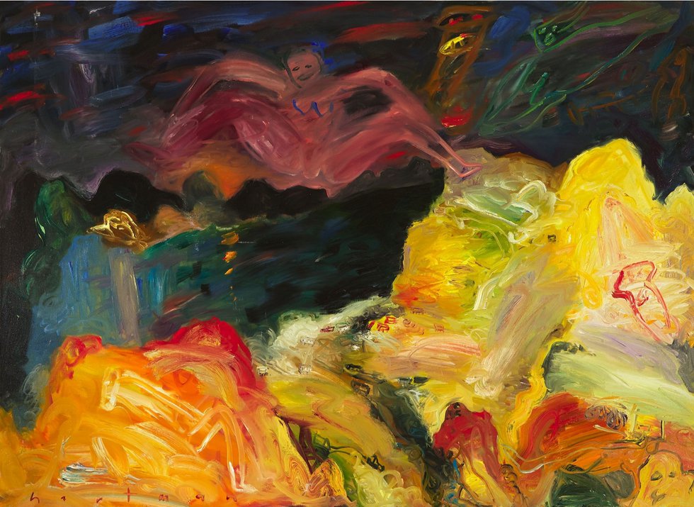 John Hartman, “Dorset, Night Figure,” 1989-90