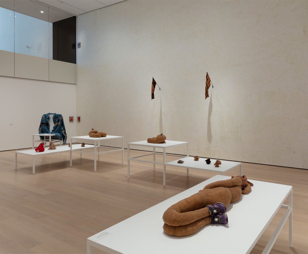 Installation view of the exhibition “Projects: Gabrielle L'Hirondelle Hill,” at the Museum of Modern Art in New York from April 24, 2021 to Aug. 15, 2021 (photo by Denis Doorly)