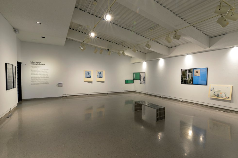 Luther Konadu, “Particularly Tentative,” 2021, installation view at the Dunlop Art Gallery in Regina (photo by Don Hall)