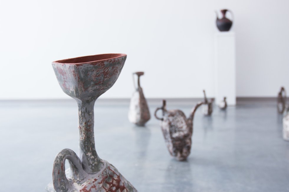 Mitra Mahmoodi, “Aftabeh” (installation detail), 2018