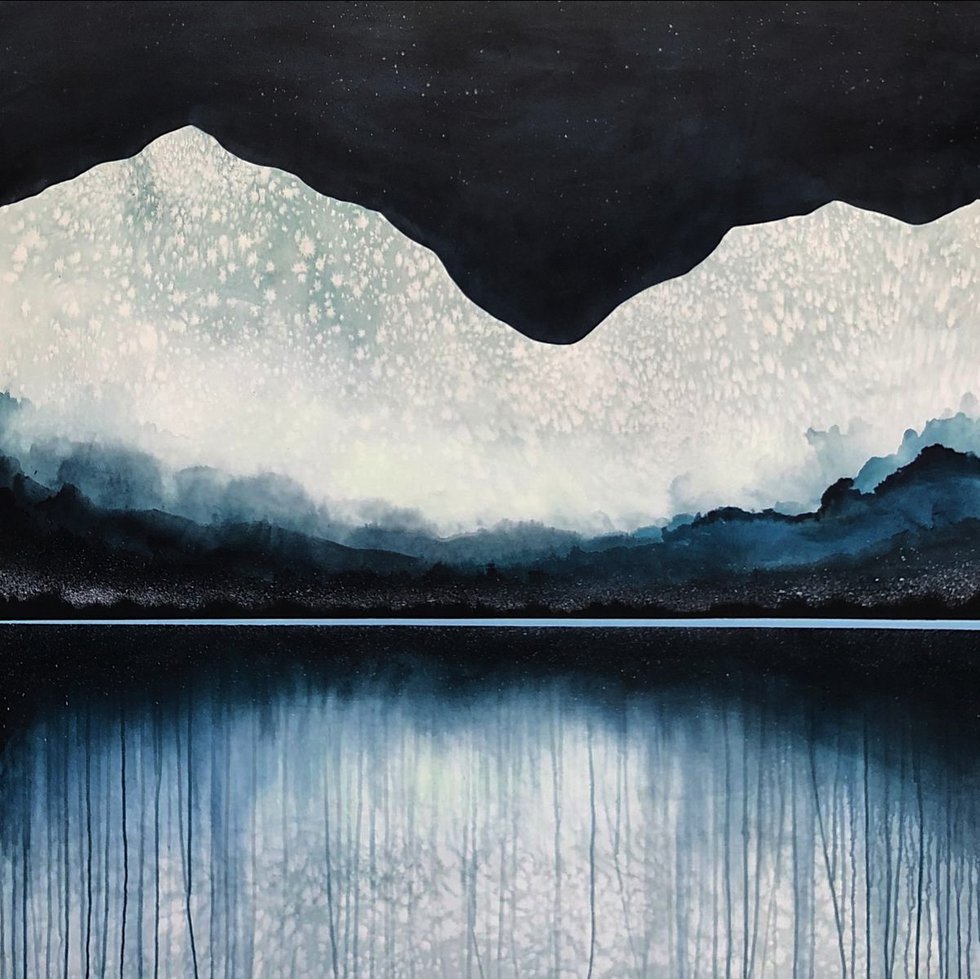 Kerry Langlois, "Moon Bath, 2021