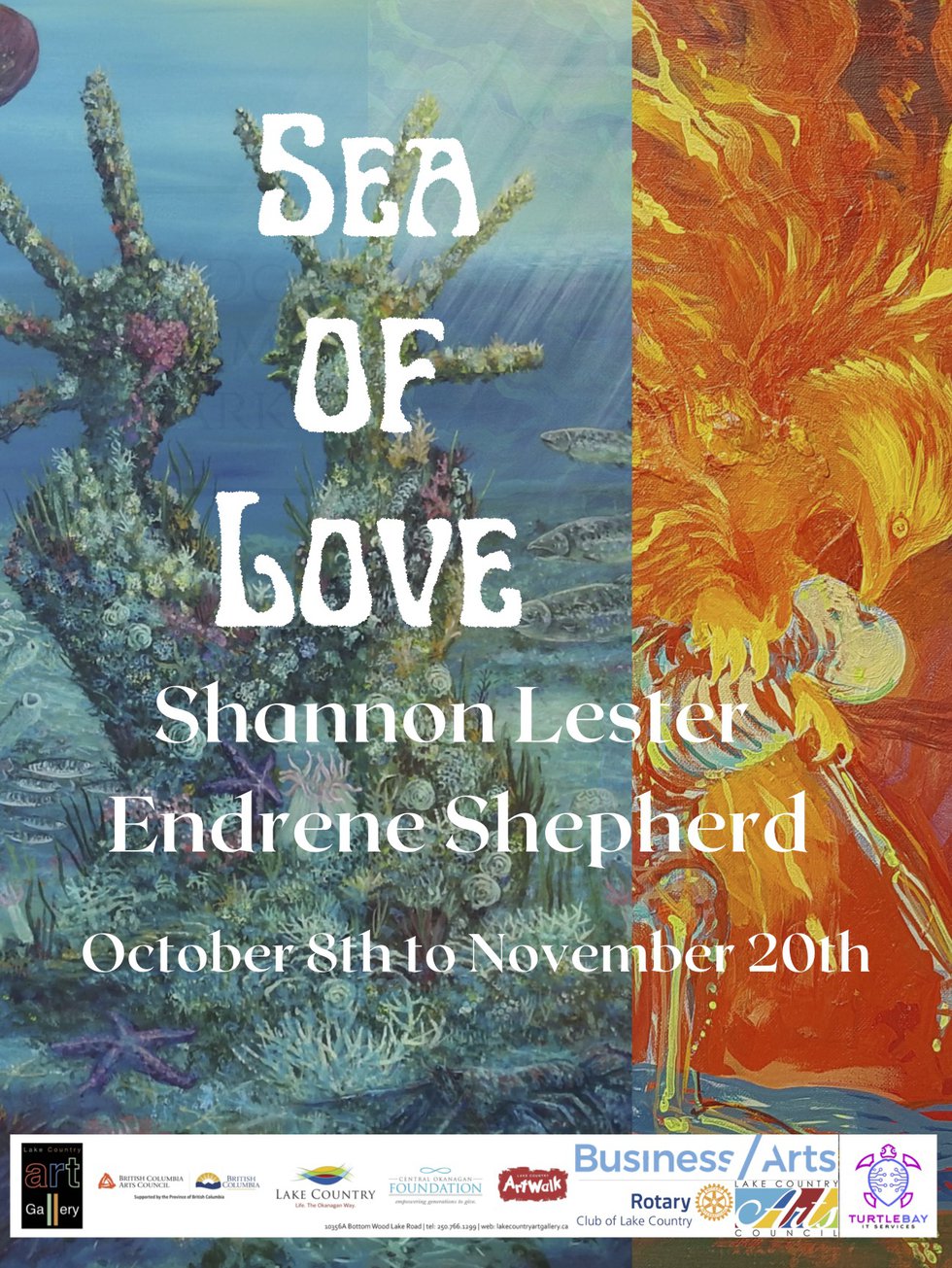 Shannon Lester and Endrené Shepherd, "Sea of Love," 2021