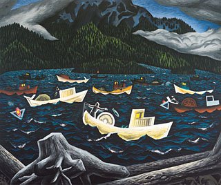 "Fishboats, Rivers Inlet"