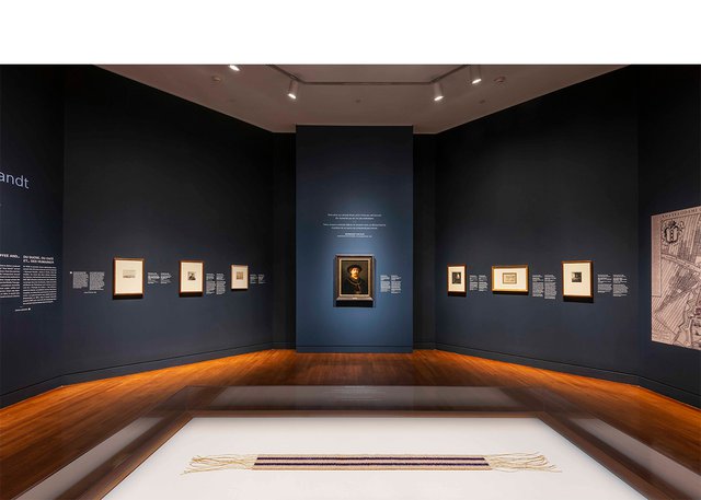 Installation view of “Rembrandt in Amsterdam: Creativity and Competition,” July 16 to Sept. 6, 2021, at the National Gallery of Canada, Ottawa. (courtesy the National Gallery of Canada)