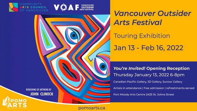 POMO Arts, "Vancouver Outsider Arts Festival - Touring Exhibition ," 2022