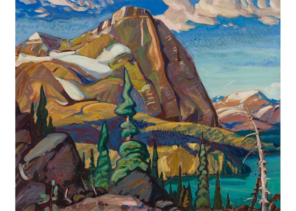 Arthur Lismer, “Mountain and Lake,” 1926