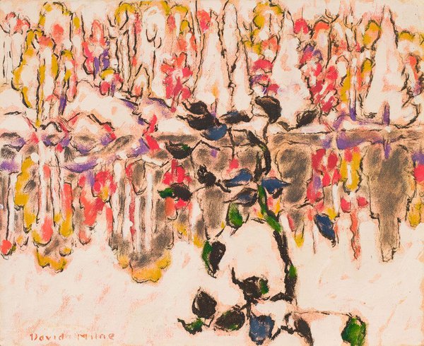 David Brown Milne, “Alder Branch,” 1933, oil on canvas, 18″ x 22″ (sold at Heffel for $541,250)