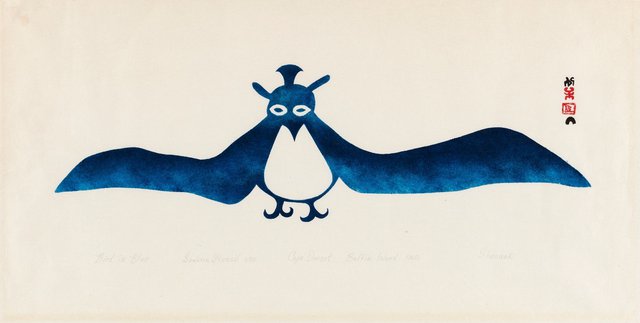 Sheouak Petaulassie, “Bird in Blue,” 1960