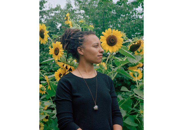 Michèle Pearson Clarke, "Melisse Sunflowers, July 30," 2018, from "As We Rise: Photography from the Black Atlantic" (Aperture, 2021) courtesy the artist