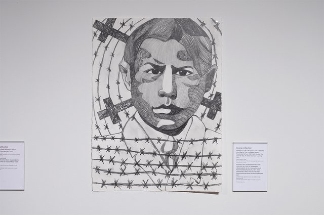 George Littlechild, “Homage To The Late Uncle Louis Littlechild, Who Died At The Ermineskin Indian Residential School, 1921 - 1933. Auntie Tillie Said He Was An Artist And Nice Looking,” 2021