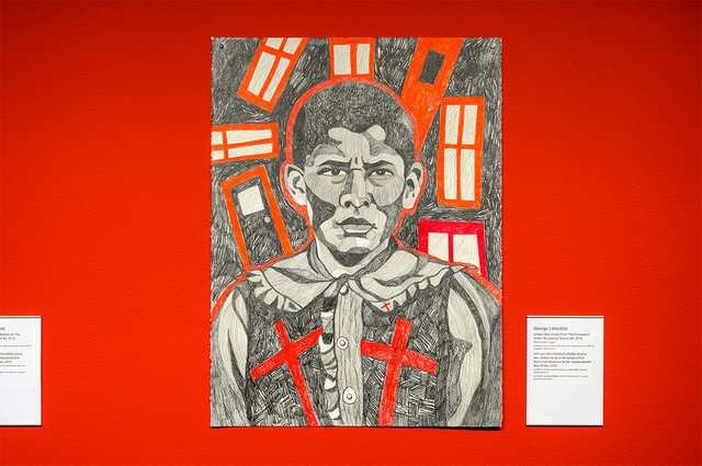 George Littlechild, “Unidentified Child From The Ermineskin Indian Residential School #8,” 2019