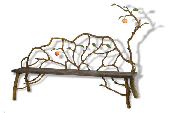 "Bench with Apples"