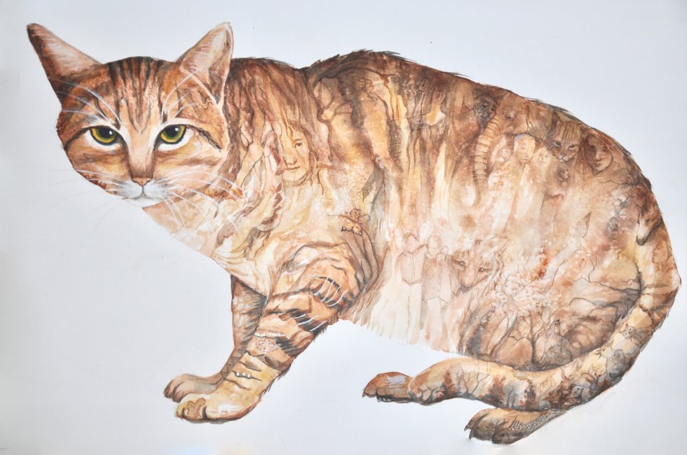 Mary Lowe, "Tommy the Cat," 2021