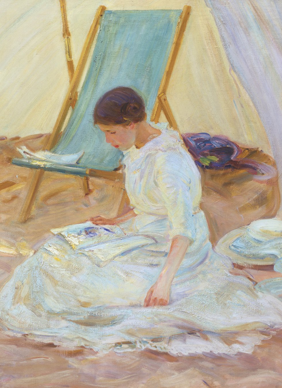 Helen McNicoll, "In the Tent (detail)," 1914